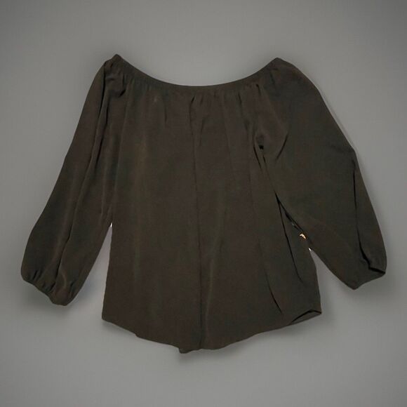 Unbranded Blk W/ Embroidery Pullover Cotton Blend Peasant Blouse Sz L-XL - Picture 4 of 11